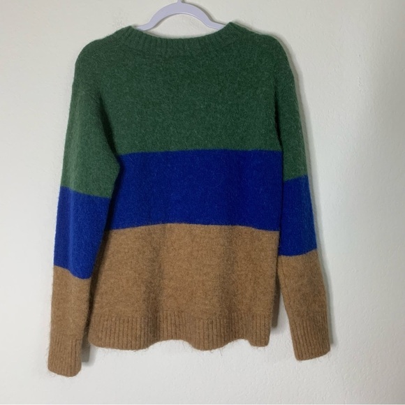 AYR the kickback sweatshirt tri color alpaca blend L - Picture 8 of 8